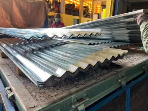 สังกะสีลูกฟูก ตราหัววัว-คันไถ